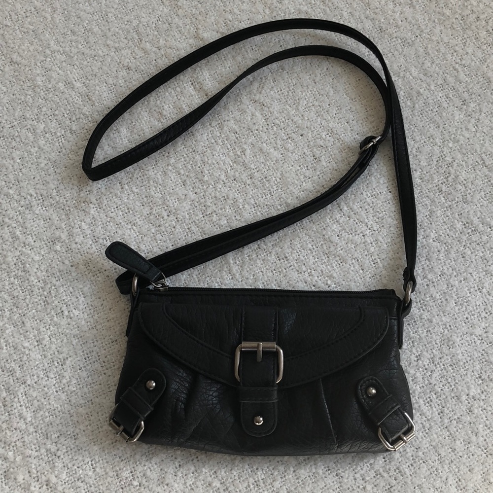 Black cross body bag